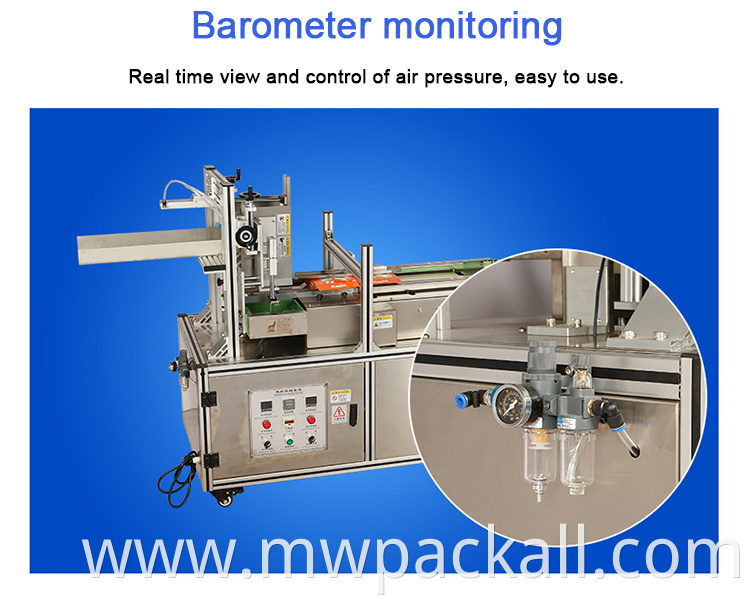 Semi automatic Box Lock Bottom Folder Gluer Machine mini folder gluer machine rigid box gluing machine